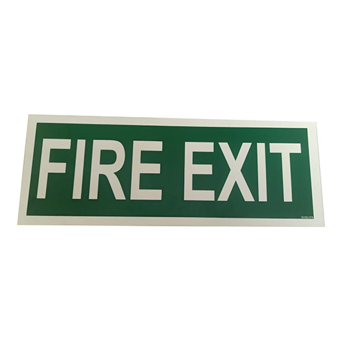Cartello Uscita Di Emergencia Vsafety 14016 - Freccia Dritta - 150x150 Mm - Plastica Rigida Verde - Norma ISO 7010
