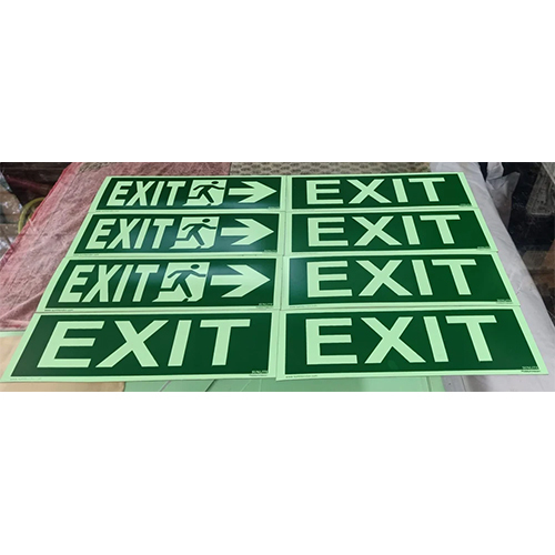 Fire Exit Safety Signage - Application: Indoor