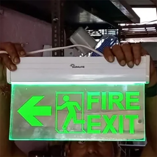 Recessed Exit Lights - Application: Indoor