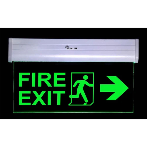 BIS 10322 द्वारा अनुमोदित 5W एलईडी निकास संकेत बोर्ड