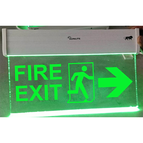 BIS 10322 Approved 5W Led Exit Sign Board