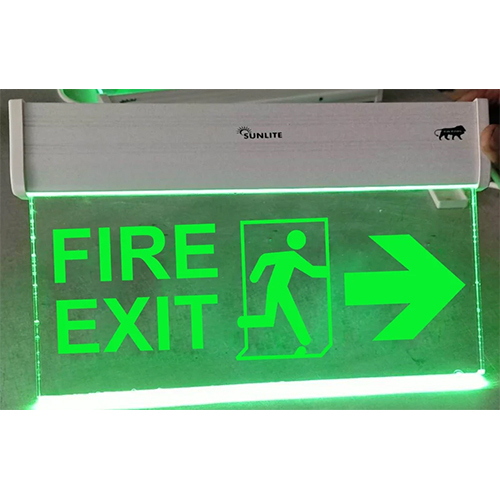 Fire Exit Led Sign Board - Application: Outdoor