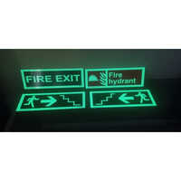 Fire Exit Sign Board - Application: Commercial