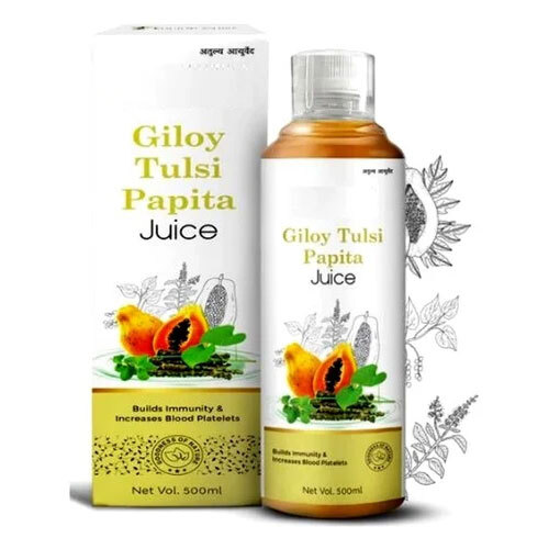 Organic Giloy Tulsi Papaya Juice 500ML
