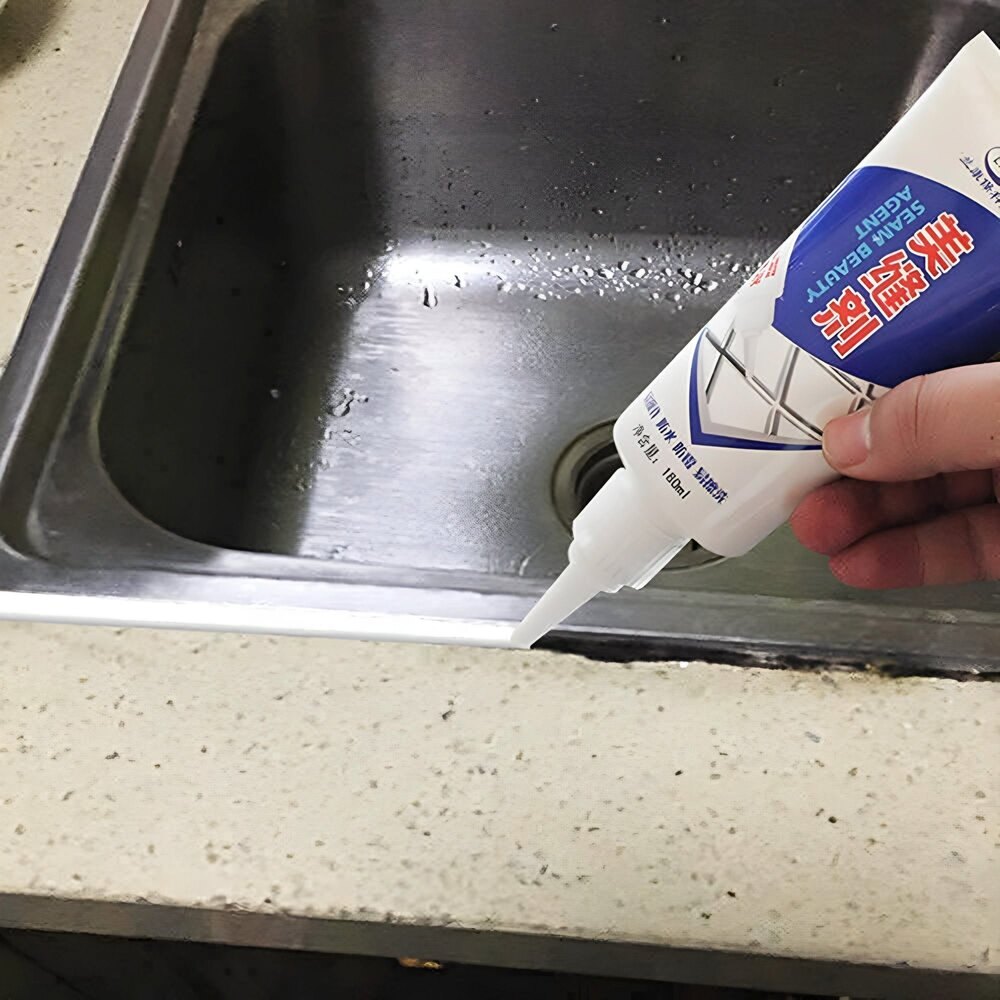 Waterproof Grout Sealant - 99% Purity Liquid Formula | Ideal For Metal, Ceramic, Plastic Surfaces, White Finish