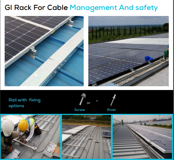 Galvanized Iron Cable Tray - Widths 150mm To 400mm | Enhanced Heat Dissipation With Perforated Design For Easy Cable Management