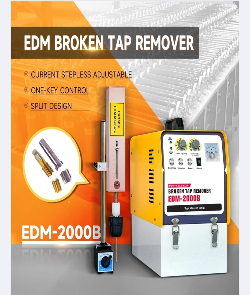 Portable Edm Broken Drill Tap Remover Machine 1000w Upto 30mm - Operating Type: Semi Automatic