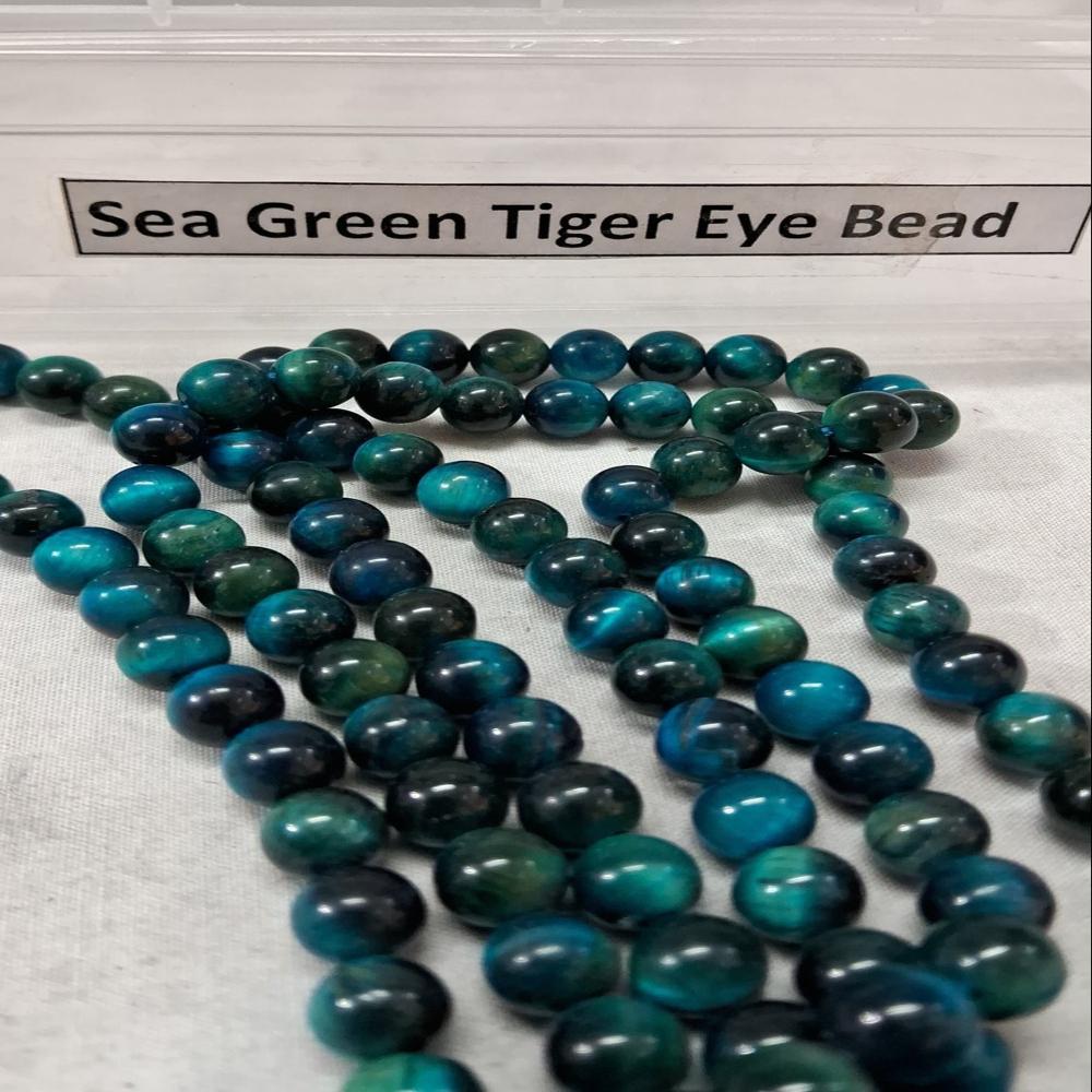 Tiger Eye Green AAA Crystal Beads