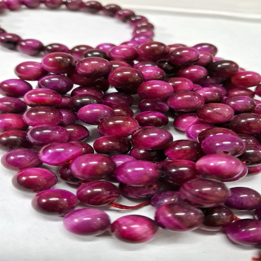 Tiger Eye Pink Rose AAA Crystal Beads