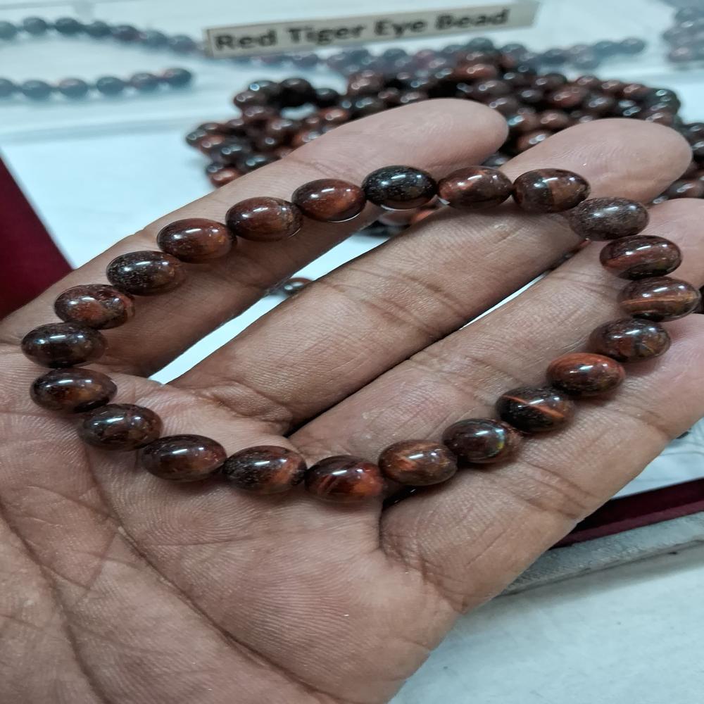 Tiger Eye Red AAA Crystal Beads