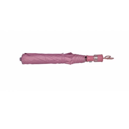 Polyester Mono Silver Pink Umbrella - Season: Rainy