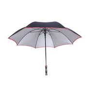 Tello 1 Fold Black Polyester Umbrella