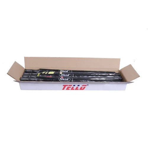 Tello 1 Fold Black Polyester Umbrella