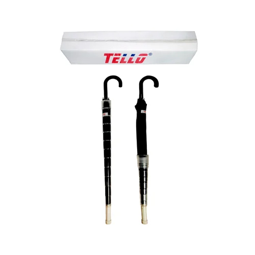 Tello 25x12 Polyester B-s Auto Open Umbrella With Watercover - Color: Black