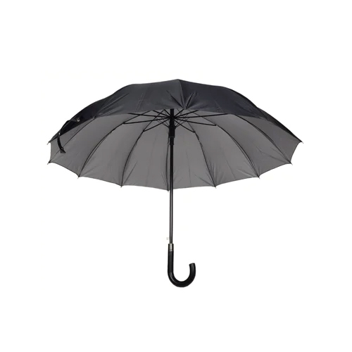 Tello 25x12 Polyester B-s Auto Open Umbrella With Watercover - Color: Black