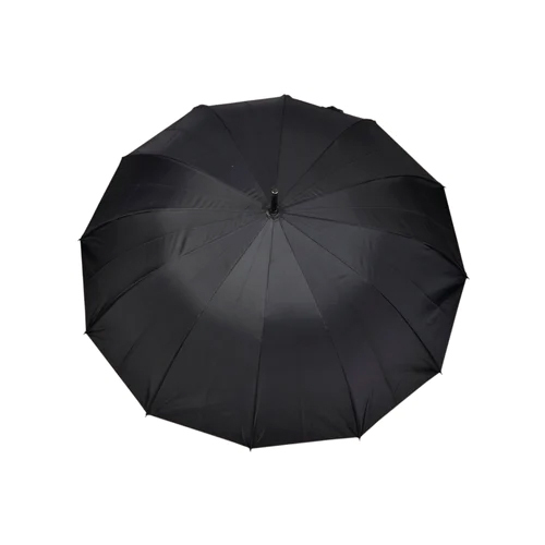 TELLO 25x12 Polyester Black Silver Auto Open Umbrella