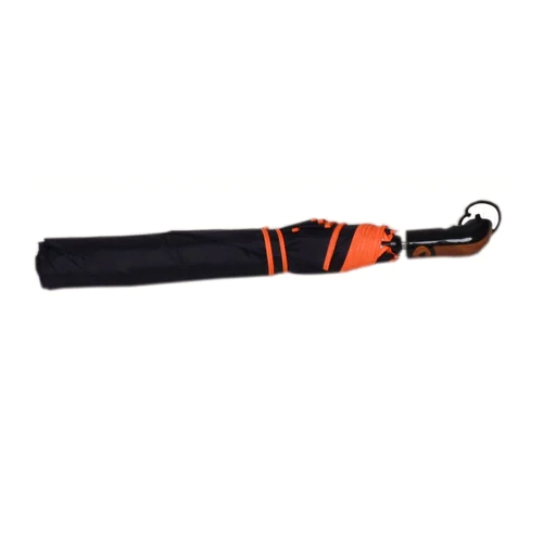 Plain Black Umbrella - Material: Polyester