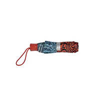 3 Fold Polyester Abstract Print Manual Umbrella