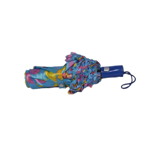 3 Fold Auto Open Ladies Floral Print Umbrella