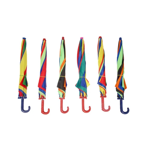 14x8 Kids Polyester Rainbow Plain Umbrella