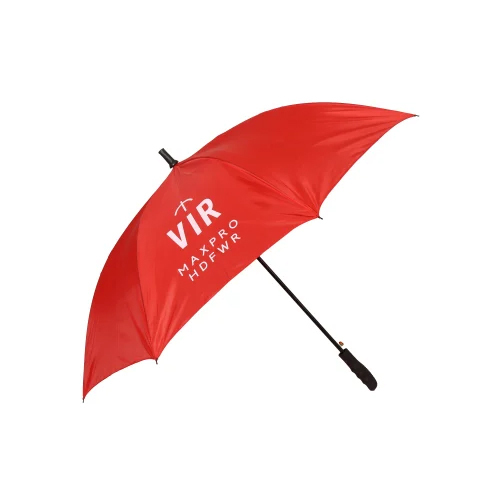Printed Advertising Umbrella - Color: Red