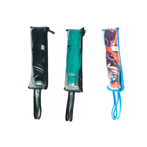 Tello 3 Fold Manual Nylon Umbrella - Color: Multicolor