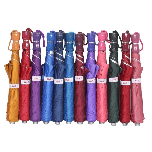 Tello 2 Fold Nylon mono Silver Umbrella