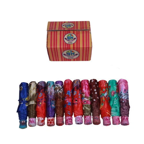 3 Fold Satin Manual Umbrella