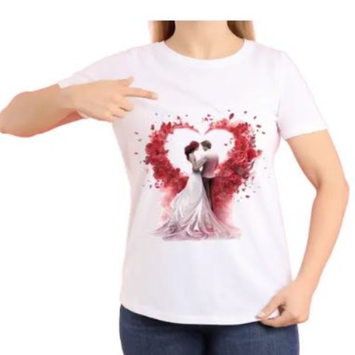 Customized Photo Print T- Shirt - Fabric Type: Polyester