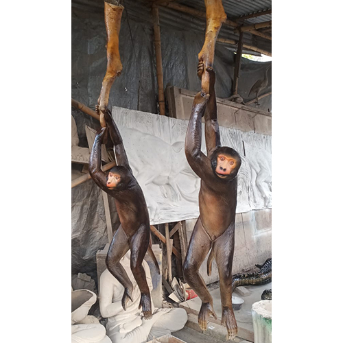 Monkey Statue - Color: Multicolor