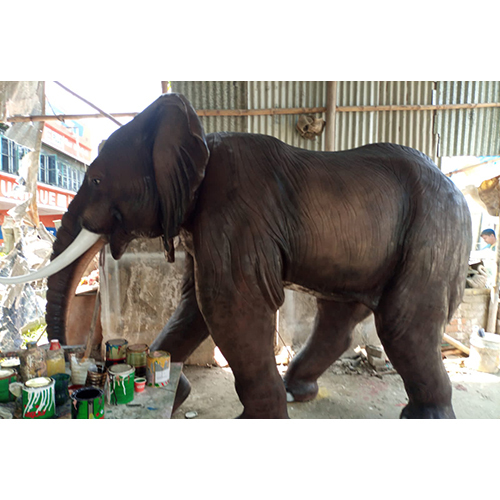 Elephant Statue - Color: Brown