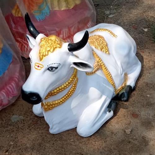 Nandi Statue - Color: White