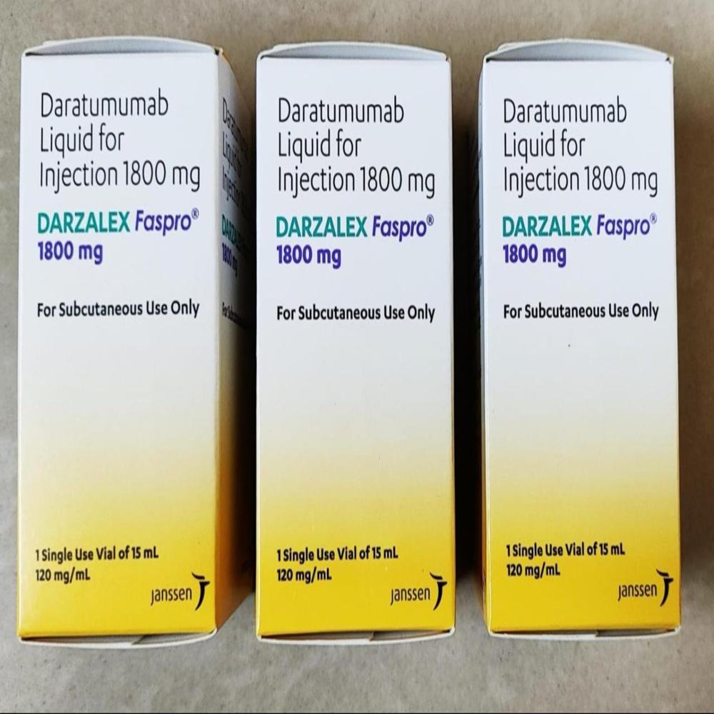 Darzalex Faspro 1800 Injection - 1800mg, Targeted Monoclonal Antibody Therapy For Adult Multiple Myeloma, Infusion-related Reaction Monitoring Necessary