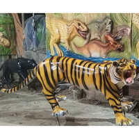 Royal Bengal Tiger Statue - Color: Black