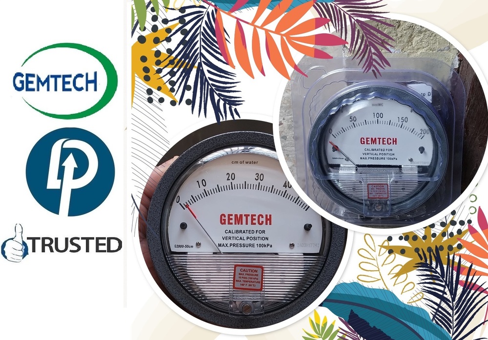 GEMTECH Differential Pressure Gauges Wholesale Ghatkopar (West Mumbai)