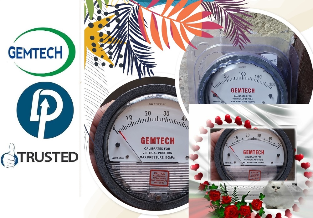 GEMTECH Differential Pressure Gauges Wholesale Ghatkopar (West Mumbai)