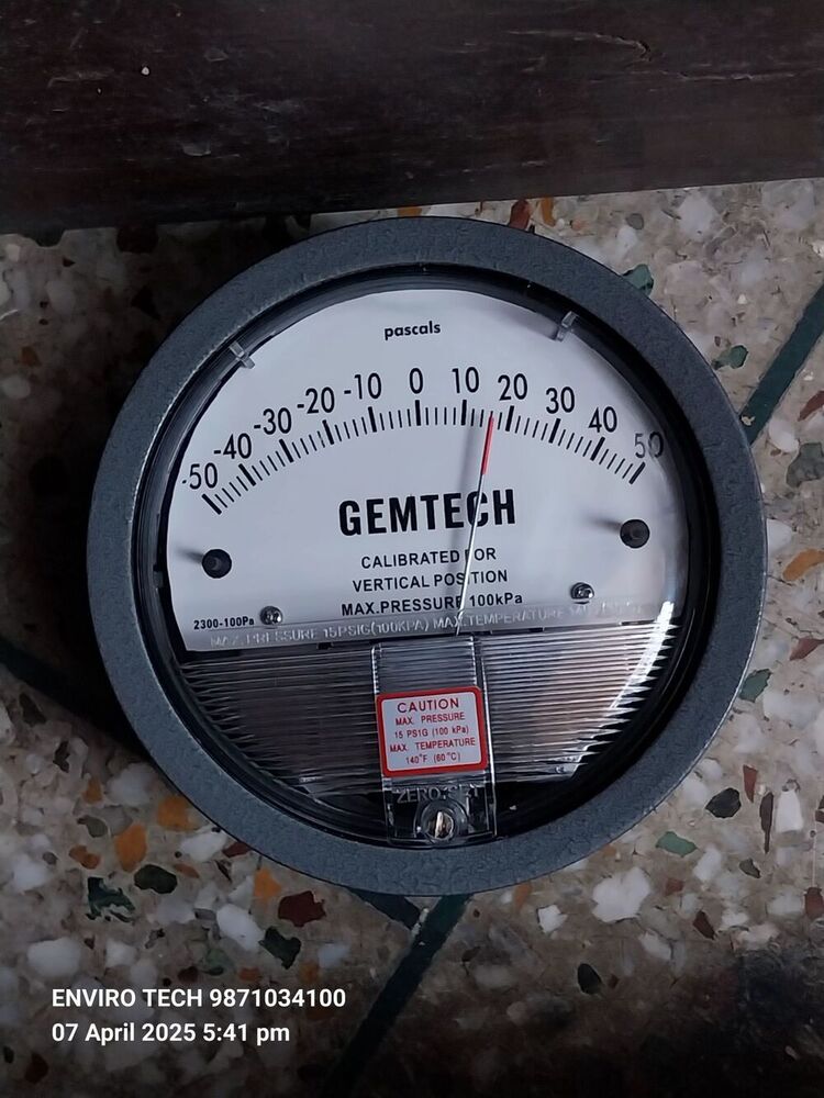 GEMTECH DIFFERENTIAL PRESSURE GAUGE IN LONI ROAD INDUSTRIAL AREA GHAZIABAD UTTAR PRADESH