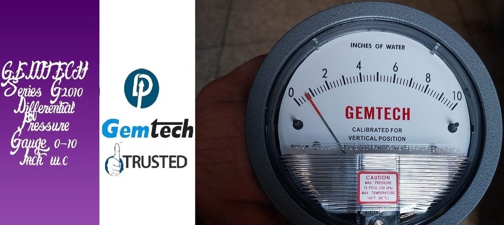 GEMTECH Differential Pressure Gauges wholesale - Chennai Tamil Nadu
