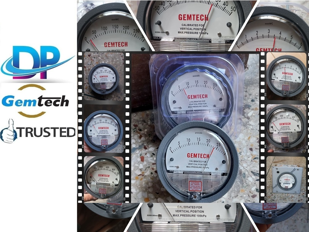GEMTECH Differential Pressure Gauges wholesale - Chennai Tamil Nadu