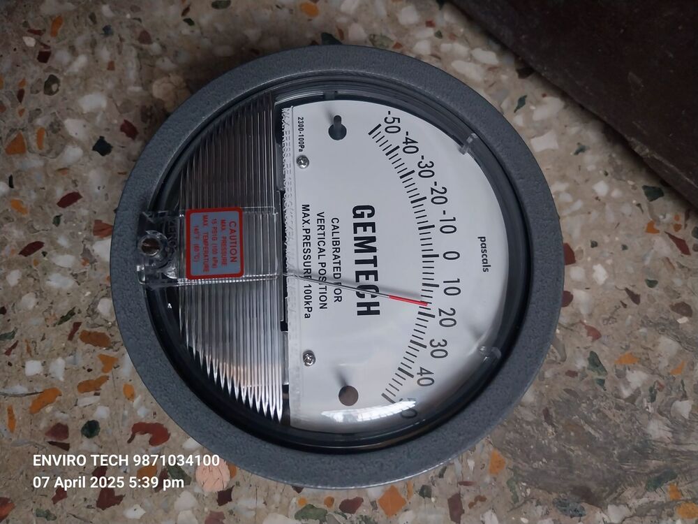 GEMTECH Instruments G2000-80CM Differential Pressure Gage 0-80 CM