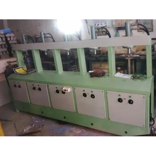 5 Die Hydraulic Paper Plate Making Machine - Capacity: 250 Kg/Hr