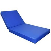 Hospital Bed Mattress - High Density Foam, Full Size, Blue Color - Soft Hardness, Easily Assembled, Plain Style