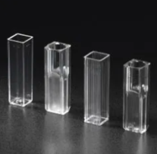 Spectrophotometer Cuvettes Quartz & Glass - Color: Transperent