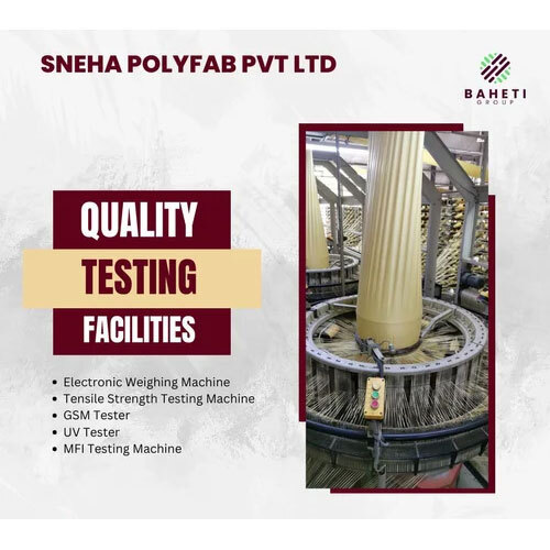 Natural Polypropylene Woven Fabric - Application: Industrial