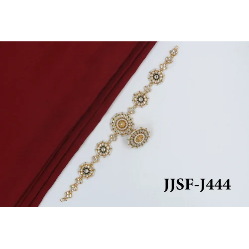 Jjsf-J444 Ladies Shish Phool - Color: Golden