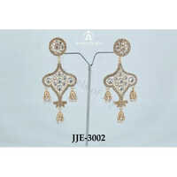 Ladies Rose Gold Earrings