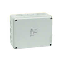 Et-26208 Abs Junction Box - Abs Plastic, 200x150x80 Mm, Gray | Ip65, Flame Retardant, Weatherproof, Uv Resistant, Screw Lock Lid