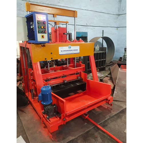 415V Mild Steel Hydraulic Concrete Hollow Block Machine