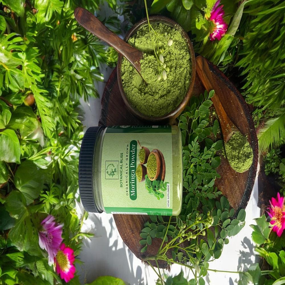 Moringa Powder - 200gm - Packaging Type: Jar