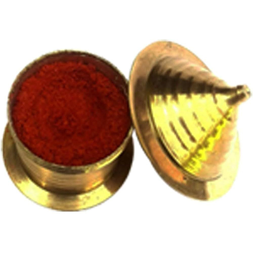 Brass Sindoor Box